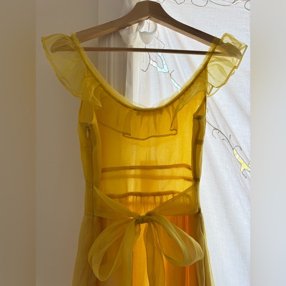 LoveShackFancy Joanne Yellow Maxi Dress - Picture 8 of 10